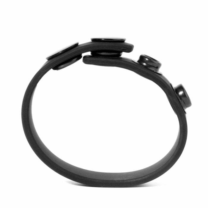 Brutus 3 Snap Silicone Cock Strap | UberKinky